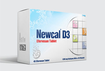 NEWCAL D3 45 efervesan tablet { Celtis } kutu görseli