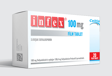 INFEX 100 mg 20 film tablet kutu görseli