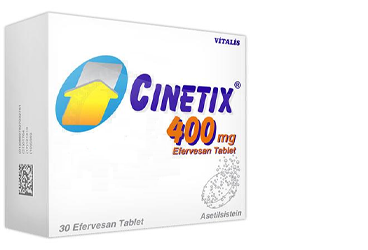 CINETIX 400 mg 30 efervesan tablet kutu görseli