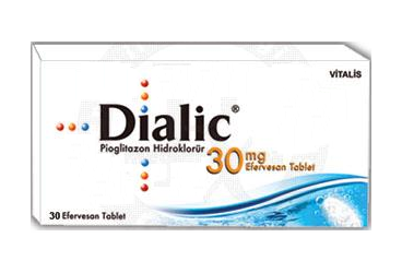 DIALIC 30 mg 90 efervesan tablet kutu görseli