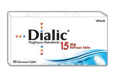 DIALIC 15 mg 60 efervesan tablet kutu görseli