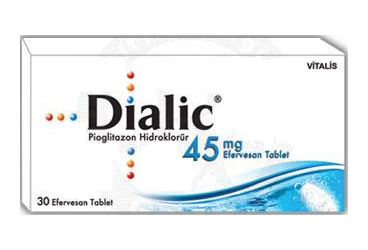DIALIC 45 mg 60 efervesan tablet kutu görseli