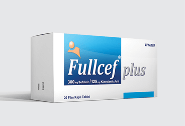FULLCEF PLUS 300/125 mg 20 film kaplı tablet kutu görseli