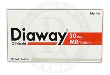 DIAWAY MR 30 mg 30 tablet kutu görseli