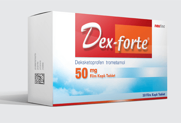 DEX-FORTE 50 mg 30 film tablet kutu görseli