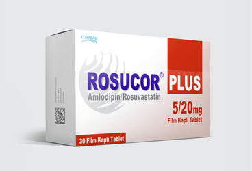 ROSUCOR PLUS 5/20 mg 30 film kaplı tablet kutu görseli