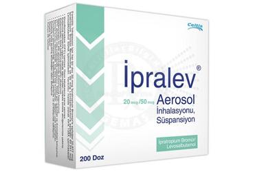 IPRALEV 20/50 mcg inhilasyon için ölçülü dozlu aerosol 200 doz kutu görseli