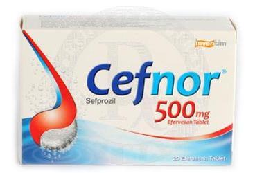 CEFNOR 500 mg 20 efervesan tablet kutu görseli