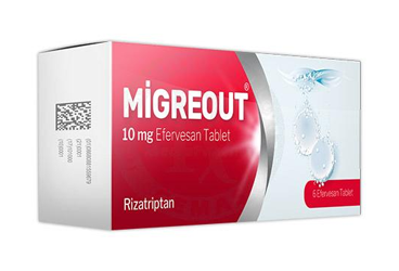 MIGREOUT 10 mg efervesan tablet (6 efervesan tablet) kutu görseli