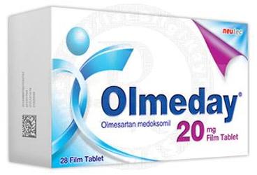 OLMEDAY 20 mg 28 film tablet kutu görseli