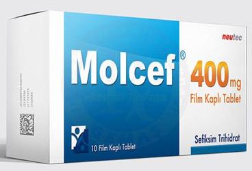MOLCEF 400 mg 10 film tablet kutu görseli