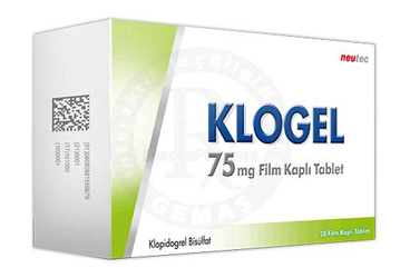 KLOGEL 75 mg film kaplı tablet (28 tablet) kutu görseli