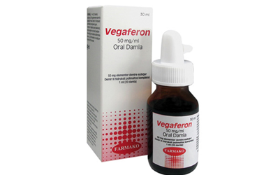 VEGAFERON 50 mg/ml oral damla 30 ml kutu görseli
