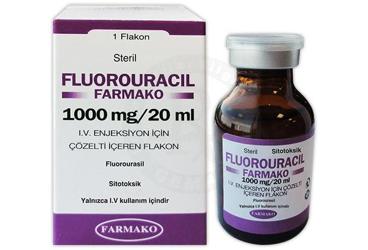 FLUOROURACIL-FARMAKO 1000 mg/20 ml IV enj. çöz. için flakon kutu görseli