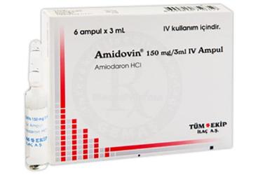 AMIDOVIN 150 mg/3 ml IV 6 ampül kutu görseli
