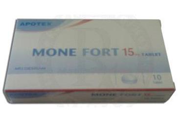 MONE FORT 15 mg 10 tablet kutu görseli
