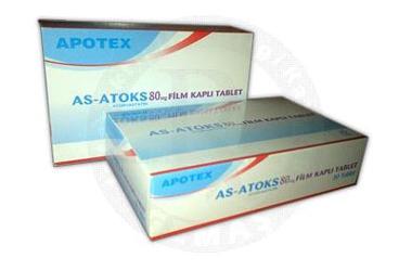 AS-ATOKS 80 mg 30 film kaplı tablet kutu görseli