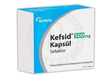 KEFSID 500 mg 12 kapsül {8698877150304} kutu görseli
