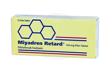 MIYADREN retard 100 mg 10 tablet {Yavuz} kutu görseli