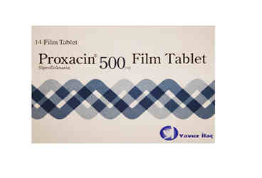 PROXACIN 500 mg 14 film tablet kutu görseli