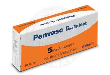 PENVASC 5 mg 30 tablet kutu görseli