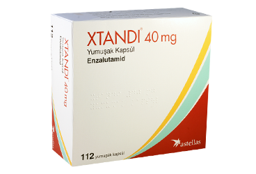 XTANDI 40 mg YUMSAK kapsül (112 kapsül) kutu görseli