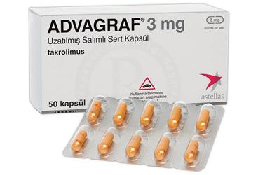 ADVAGRAF 3 mg uzatılmış salınımlı 50 kapsül kutu görseli