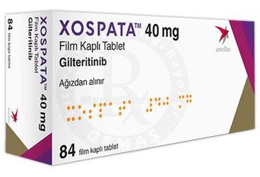 XOSPATA 40 mg film kaplı tablet (84 tablet) kutu görseli