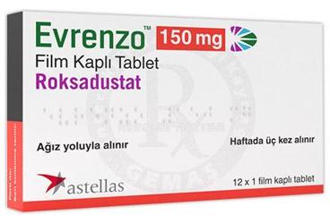 EVRENZO 150 mg film kaplı tablet (12 adet) kutu görseli