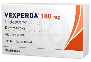 VEXPERDA 180 mg film kaplı tablet (30 tablet) kutu görseli
