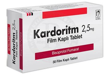 KARDORITM 2.5 mg 30 film kaplı tablet kutu görseli