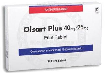 OLSART PLUS 40/25 mg 28 film tablet kutu görseli