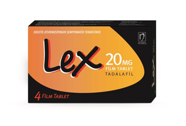 LEX 20 mg 4 film tablet kutu görseli