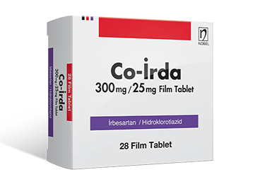CO-IRDA 300 mg /25 mg 28 film tablet {Nobel} kutu görseli