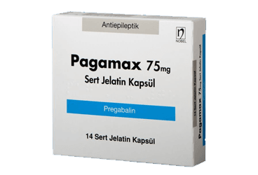 PAGAMAX 75 mg 14 sert jelatin kapsül kutu görseli