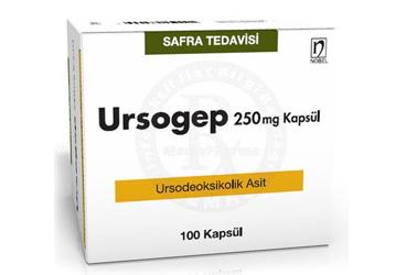 URSOGEP 250 mg 100 kapsül kutu görseli