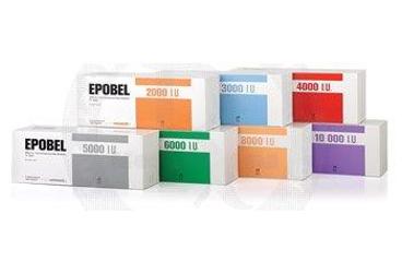 EPOBEL 1000 IU/0.3 ml IV steril 6 kullanıma haz. enj. kutu görseli