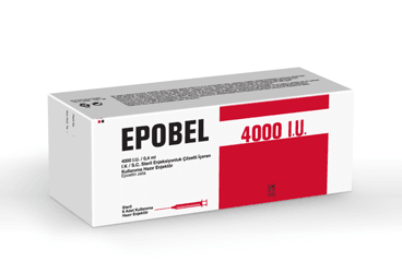EPOBEL 4000 IU/0.4 ml IV steril 6 kullanıma haz. enj. kutu görseli