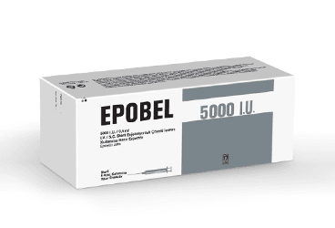 EPOBEL 5000 IU/0.5 ml IV steril 6 kullanıma haz. enj. kutu görseli