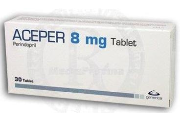 ACEPER 8 mg 30 tablet kutu görseli
