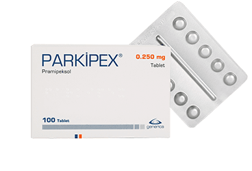 PARKIPEX 0.25 mg 100 tablet kutu görseli