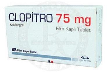 CLOPITRO 75 mg 28 film tablet kutu görseli