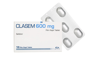 CLASEM 600 mg film kaplı tablet (7 tablet) kutu görseli