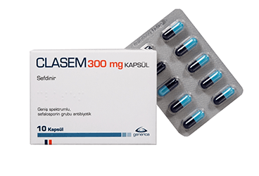 CLASEM 300 mg 10 kapsül { Generica } kutu görseli