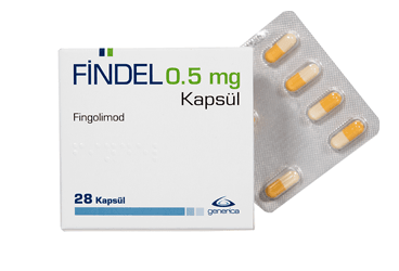 FINDEL 0.5 mg 28 kapsül kutu görseli