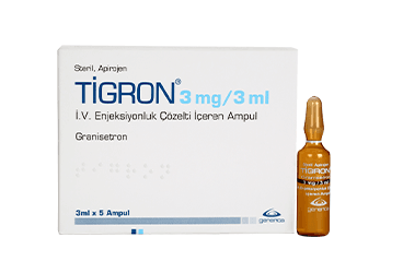 TIGRON 3 mg/3 ml enj. çöz. içeren 5 ampül kutu görseli