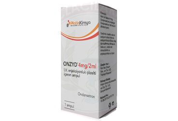 ONZYD 4 mg/2ml IV enjeksiyonluk çözelti içeren 1 ampül kutu görseli