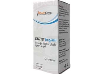 ONZYD 8 mg/4ML IV enjeksiyonluk çözelti içeren 1 ampül kutu görseli