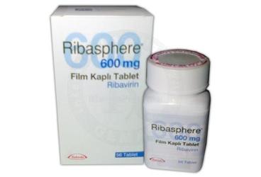 RIBASPHERE 600 mg 56 tablet kutu görseli