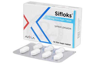 SIFLOKS 750 mg 14 tablet kutu görseli